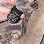 Dollhouse L Suede Leather Jacket Tan Ruffle Coat Photo 5