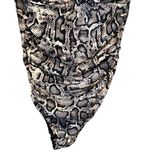 One Piece Bond-Eye Australia Brown Snakeskin Ruched  Swimsuit, Sz US 12 Photo 7