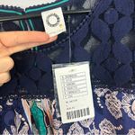 Anthropologie NWT Akemi + Kin  Maite Motif Lace & Floral Tunic/Blouse Size Large Photo 8