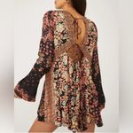 Free People  Stevie Tunic Bohemian Western Floral Bell Sleeves Size XS Photo 1