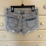 Cello Stripped Jean Shorts Photo 1