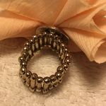 Fashion Floral Statement Ring Orange Photo 1