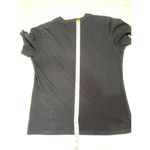 Ralph Lauren   Large Black Cotton  Short Sleeve V-Neck T-Shirt 87E Photo 5