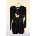 Lulus  Lace Dark Academia Goth Sexy Bodycon Mini Dress Black Size Medium Photo 1