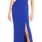 Eliza J  Strapless Crepe Blue Dress New With Tags Strapless Gown Maxi Photo 0