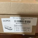 Ccocci Women’s Cocci Leopard Print Mesh Espadrille Flats with Strap NIB Ballerinas 🐆 Photo 7