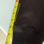 Victoria's Secret PINK Black Campus Bling Cropped Hoodie Size S Oversized Photo 10