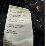 Free People  Lolita Top Womens Large Black Floral Long Sleeve Smocked Square Neck Photo 8