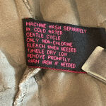 Last Kiss Jacket Womens Juniors Large Khaki Green Button Up Belted Jacket NEW Photo 9