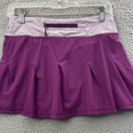 Lululemon  Take Flight Skirt Skort Purple Tennis Athletic Golf Athleisure Women 4 Photo 0