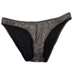 Kenneth Cole New York Metallic Copper/Black Snakeskin Print Bikini Sz XL Photo 6