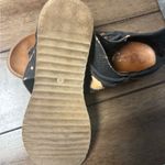 Very G  Strappy Sandals Bleach Black Sparta Sandal Size 8 Zip Back Photo 3