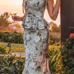 Show Me Your Mumu Pauline Peplum Dress in Secret Garden S Photo 0