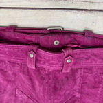 BLANK NYC  Suede Moto Jacket Fuchsia Size Small Photo 11