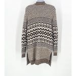 American Eagle NEW  Alpaca Knit Cardigan Sweater Longline Fair Isle Open Front XS Photo 2