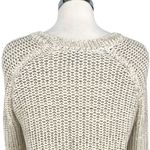Vince Raglan Crewneck Knit Sweater Ivory Cream Size Small Photo 7