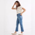 Madewell Women's Cali Demi Boot Jeans in Light Blue Size 31 Photo 1