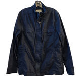 SONOMA GOODS FOR LIFE Navy Blue Utility Jacket Full Zip Button Pocket Size XXL Photo 0