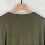 Fortune + Ivy Green Stretch Jersey Knit Button Tie Front 3/4 Sleeve Top Size XXL Photo 10