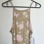 BP NWT by Nordstrom Sleeveless Knit Dress in Beige Anna Floral - Size: Large Photo 3