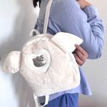 Hello Kitty Fuzzy  Backpack with wings Photo 0