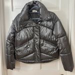 Molly Bracken Lili Sidonio For  Warm Puffer Jacket Baddie‎ Pewter Metallic Sx XS Photo 0