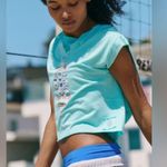 Free People Movement Inspire Logo Top Green Size M Photo 2