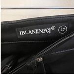 BLANK NYC  Black Faux Leather Straight Leg Pants in Need You Tonight Size 27 Photo 3