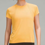 Lululemon  Train To Be Short Sleeve Shirt Mango Dream Size 4 Photo 0