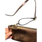 Joy Susan NWT  Liquid Metal Copper Mini Crossbody Wristlet Purse 9"x4.5" Stylish Photo 5