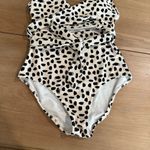 Aerie One Piece Wrap Swimsuit Size Small Cut out Photo 4