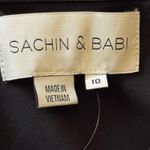 Sachin + Babi Kelli Strapless Gown Maxi Dress Black Blue Size 10 NWT Photo 8