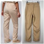 Nike NEW Womens Air Jordan Woven Straight Leg High Rise Light Brown Pant Sz XS Photo 3