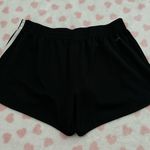 Adidas black and white shorts with stripes size small Photo 1