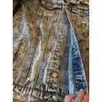 Fantastic Fawn Fantasic Fawn Distressed Acid Wash Jean Jacket Women S Thrashed Fringe Trucker Photo 9