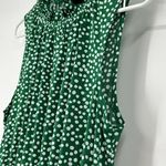 Enfocus Studio  14 Tiered Smocked Green Cottagecore Countrycore Drop Waist Dress Photo 3