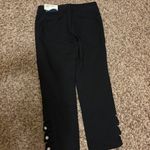 Soft Surroundings  Straight Leg Capri pants PXS Petite Xtra Small 2P-4P Black NEW Photo 1