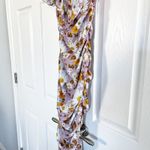 Pretty Little Thing  Nude Floral Print Drape Bardot Midi Dress Photo 5