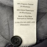 Everlane NWT  Sz 2 The Organic Straight Leg High Rise Pant in Navy Blue Photo 6