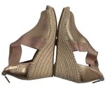 Gentle Souls Gentle Souls Kenneth Cole Charli Cross Elastic Wedge Sandals Rose Gold 7 Shoes Photo 4