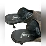 Free People  Leila Heeled Mules 7.5 Black $178 Retail NEW Photo 6