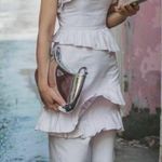 Brock Collection ‎ X H&M Lilac Ruffle Midi Dress Size: XL Photo 0