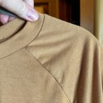 Forever 21 Camel Brown Long Sleeve Women's Tie Thin Sweatshirt Top Size Small Photo 2