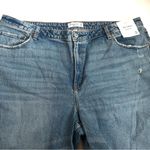 Abercrombie & Fitch NWT  "Curve Love" High Rise Mom Denim Distressed Jeans Photo 4