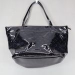 Kate Spade Sophie Camellia Street Tote Bag Black Patent Leather Polka‎ Dot Bow Photo 4