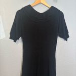 Rouje Paris Javier Sweater Mini Dress Black Size 4 Classic Minimalist Party Photo 9
