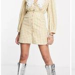 💕SISTER JANE💕 Honey Gingham Mini Dress ~ Primrose/ Yellow Small S NWT Photo 8