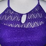OP  medium purple high neck halter bikini top Photo 2