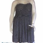 New Look sweetheart neck striped dress Photo 0