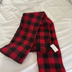 Lane Bryant  Red Black Checkered Plaid Scarf Holidays Christmas New Year NWT Photo 7